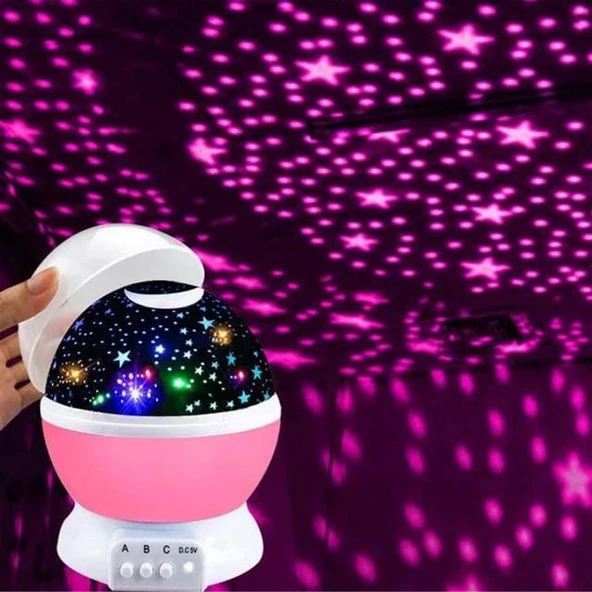 Starmaster KLC-03 Yıldız Yansıtmalı Küre Tip Gece Lambası - 5