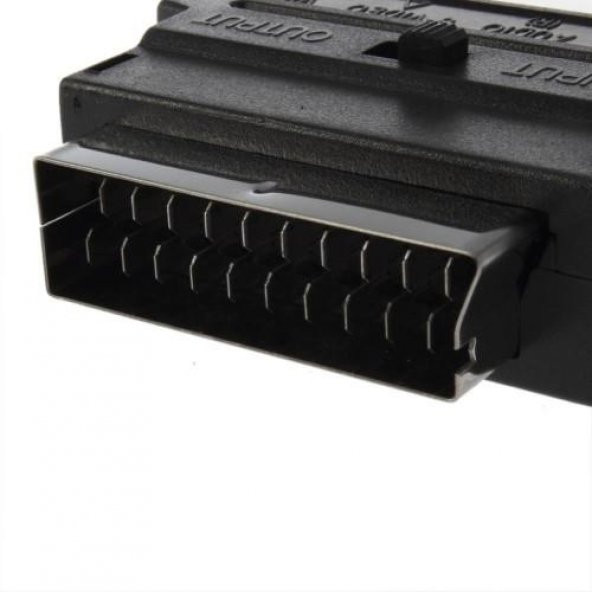 Scart To Rca Skart Tos Av Svideo Çevirici Dönüştürücü Adaptör - 3