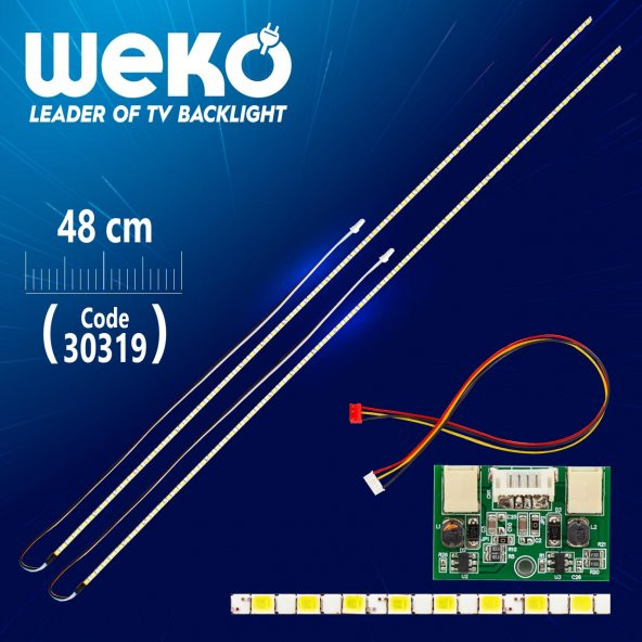 22'' Inch 69 Ledli 48 Cm Universal Monitör E-LED Takımı - Resim 2