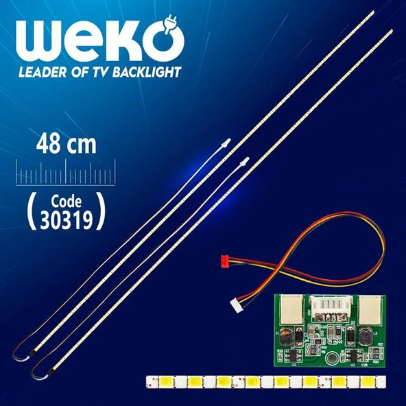 22'' Inch 69 Ledli 48 Cm Universal Monitör E-LED Takımı - Resim 3