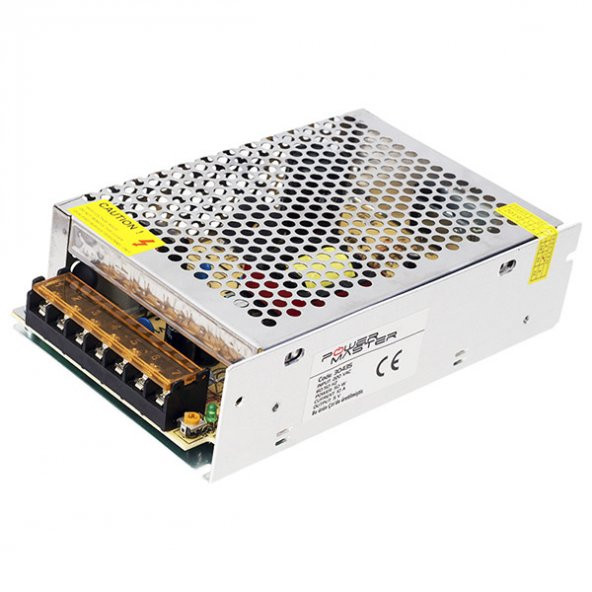 Powermaster PM-30435 5 Volt - 10 Amper - 50 Watt Kalın Metal Kasa Adaptör (P10 Panel Adaptörü) - 2