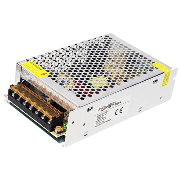 Powermaster PM-30435 5 Volt - 10 Amper - 50 Watt Kalın Metal Kasa Adaptör (P10 Panel Adaptörü) - 3