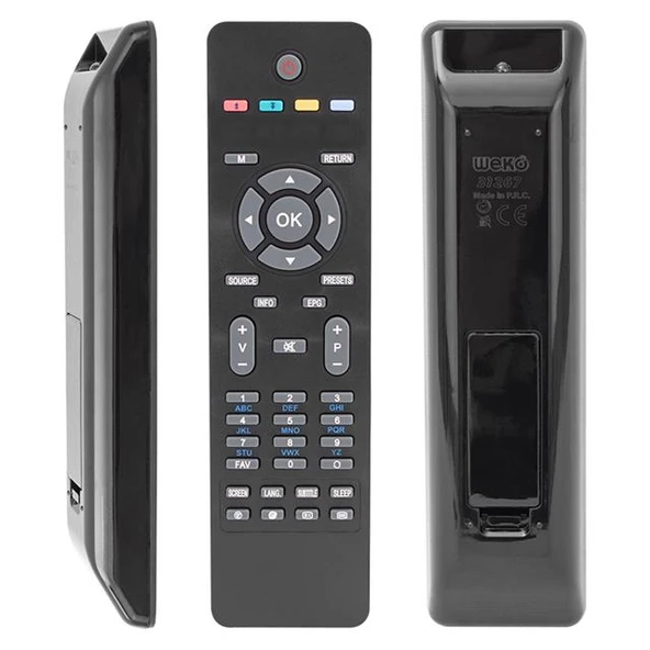 Vestel 26VH3000 32VH3000 - Regal LE22F4000 - Sharp HY 8066 - Hitachi L42SP04U Return Tuşlu Lcd-Led TV Kumandası - Resim 3