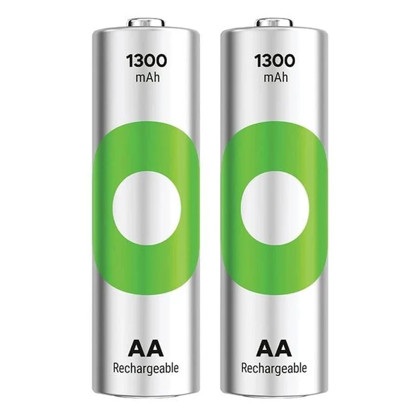 GP Recyko 1300 Mah Ni-Mh 1.2 Volt AA Kalem Şarjlı Pil 2Li Paket - 7