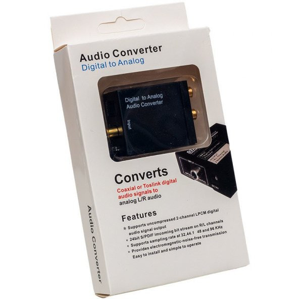 Powermaster PM-32145 Dijital Optik Ses To RCA Audio Çevirici Konverter - 3