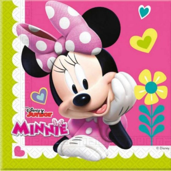 Minnie Mouse Pembe Peçete