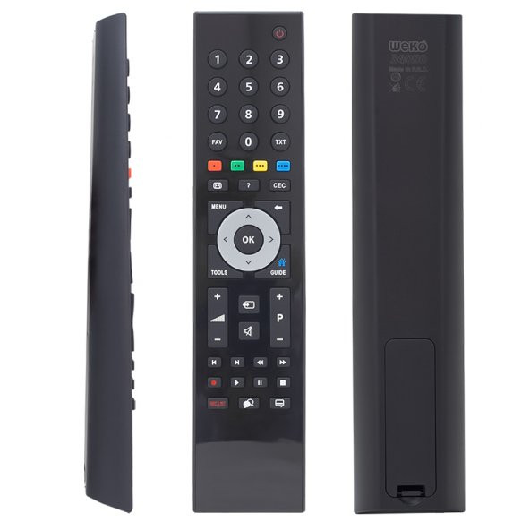 Arçelik A50-LEL-2B / Beko B42LEP6 Metalik Göbekli Lcd TV Kumandası ürün görseli 1