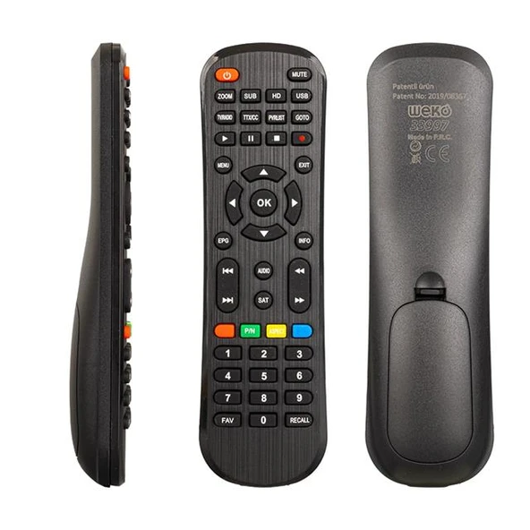 Hometech HT 1000 - HT 1050 / Redline HD Recaal - Fav Tuşlu Uydu Alıcı Kumandası - Resim 3