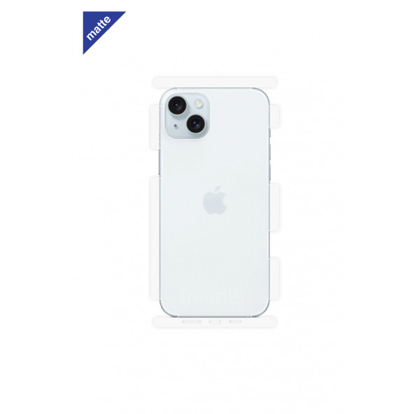 iPhone 15 Plus Mat Arka Ve Yan Koruyucu Poliüretan Film ürün görseli
