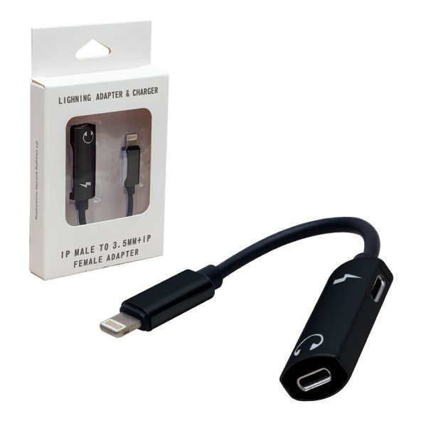 Powermaster PM-3770 2İn1 Lightning Girişli Şarj Ve Kulaklık Çevirici Kablo - 4