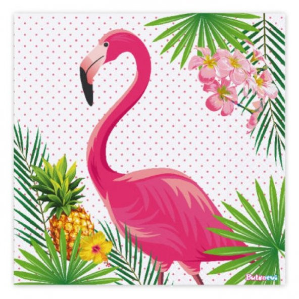Flamingo Temalı Peçete