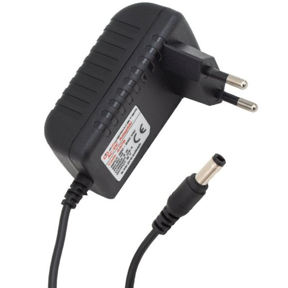 Powermaster PM-4479 12 Volt - 0.5 Amper 5.5*2.5 Mm Uçlu Plastik Kasa Priz Tipi Adaptör - 2