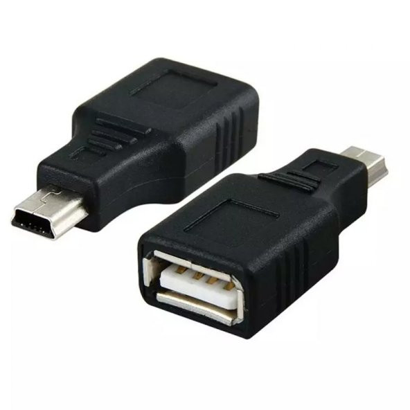 POWERMASTER USB DİŞİ/MİNİ USB ERKEK ÇEVİRİCİ ADAPTÖR - 1