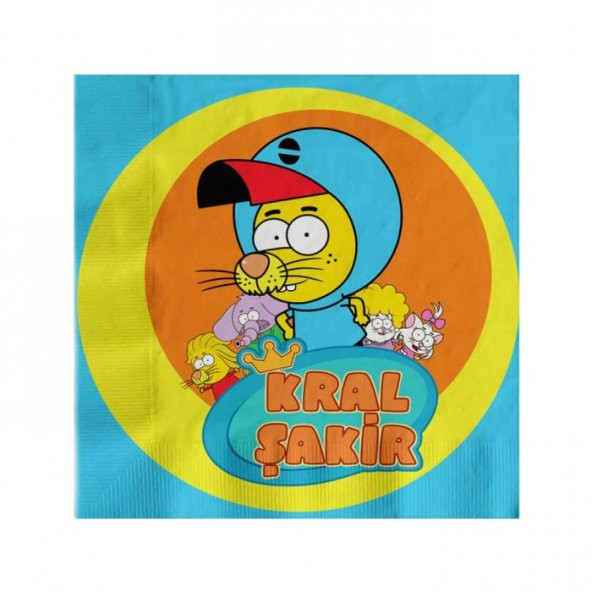 Kral Şakir Temalı Peçete