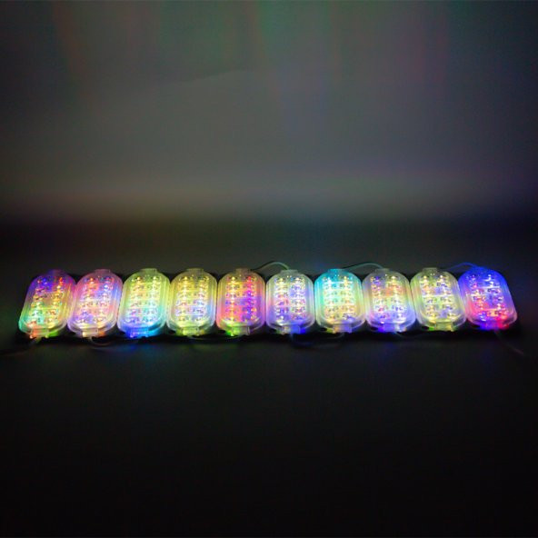 Powermaster Parlak Yanıp Sönen RGB 24 Volt 1.2 Watt  2835 Modül Led - 2
