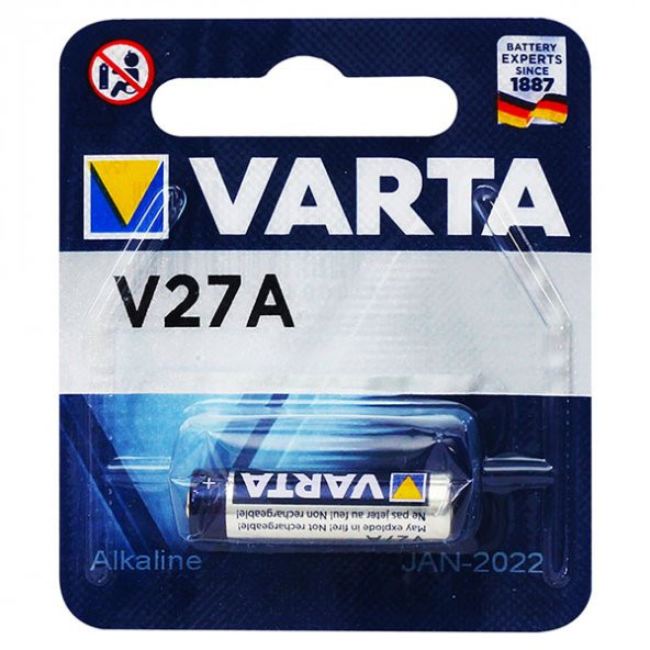 Varta V27A / LR27 Alkalin 12 Volt Para Pil Tekli - 2