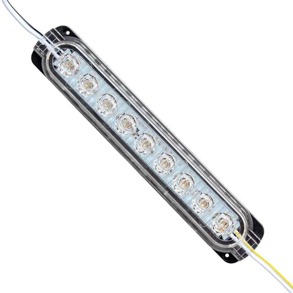 Powermaster Parlak Yanıp Sönen RGB 24 Volt 1.2 Watt 2835 Modül Led 14*32.5 - 3