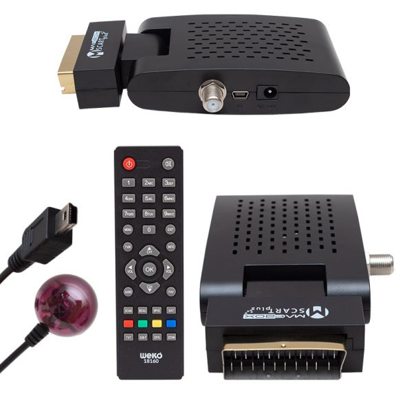 MAGBOX SCART PLUS TKGSLİ MİNİ SD SCART UYDU ALICISI - 2