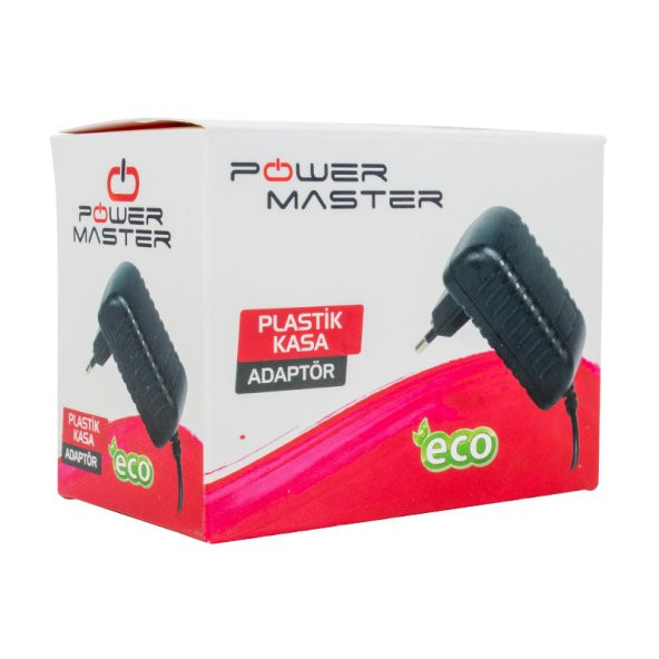 POWERMASTER PM-620 18 VOLT - 1 AMPER 3.5*1.35 MM UÇLU PLASTİK KASA PRİZ TİPİ ADAPTÖR - 3