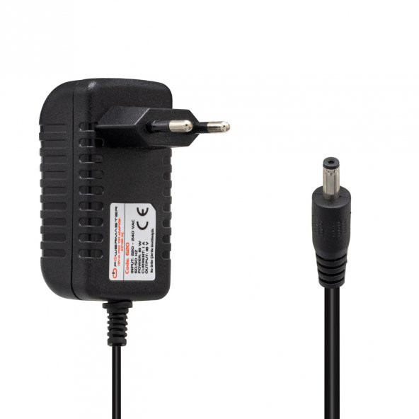 POWERMASTER PM-620 18 VOLT - 1 AMPER 3.5*1.35 MM UÇLU PLASTİK KASA PRİZ TİPİ ADAPTÖR - 4