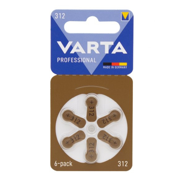 Varta 312 Numara Kulaklık İşitme Cihazı Pili (6'Lı Paket) - 2