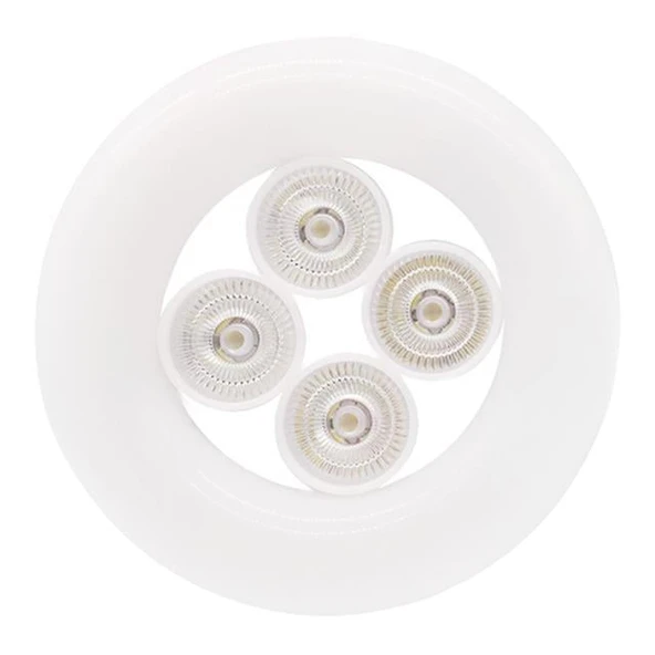 Powermaster Beyaz E27 Duy 48 Watt 4\'Lü Ufo Led Lamba KK-902 - 7
