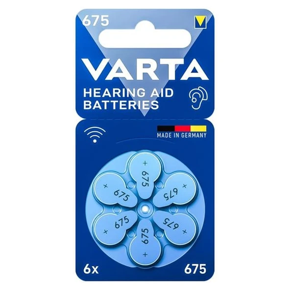 Varta 675 Numara Kulaklık İşitme Cihazı Pili (6'Lı Paket) - 3