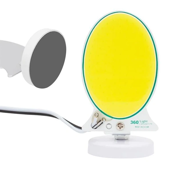 Powermaster TM-24 Cob Ledli 13 Watt Akü Maşalı 4 Metre Kablolu Taşınabilir Seyyar Panel Lamba - 8