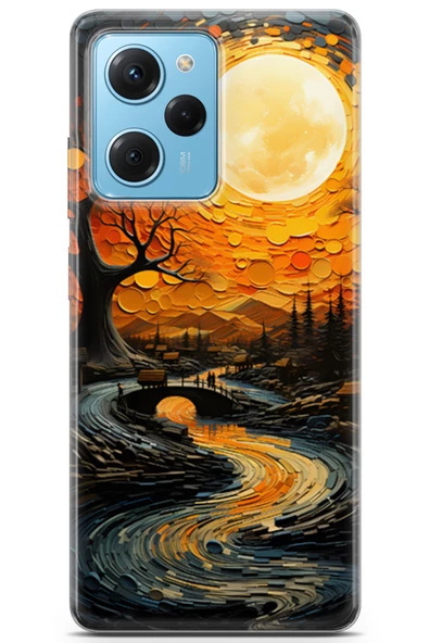 Xiaomi Poco X5 Pro 5g Kılıf Seri Fresh 1 Güneş Manzara AI Telefon Kılıfı