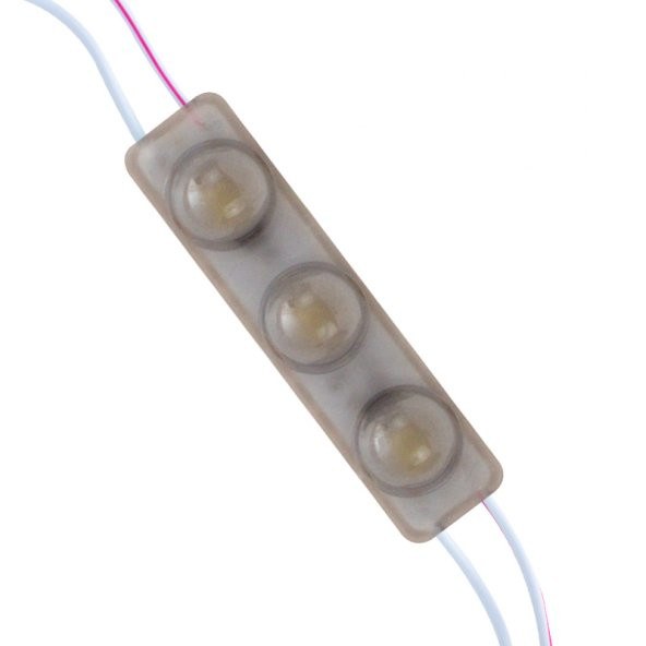 Powermaster 12 Volt 1.5 Watt Soğuk Beyaz Yanıp Sönen Parlak Tek Renk 6916 - 2835 69 X 16 Mm IP65 160 Derece Modül Led - 2
