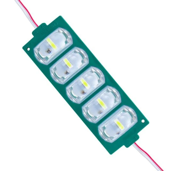 Powermaster 12 Volt 4 Watt Yeşil 3030 10 X 53.8 Mm IP65 260 – 280 Lümen 180 Derece Modül Led - 5