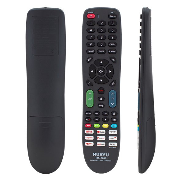 Huayu RM-L1688 Plus (V-1014S+) Netflix-Youtube-Prime Video-Google Play Tuşlu Universal Lcd Led Tv Kumandası - Resim 2