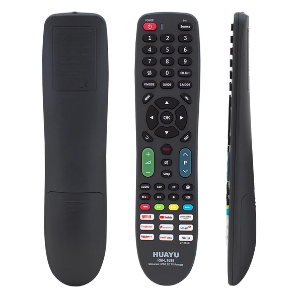 Huayu RM-L1688 Plus (V-1014S+) Netflix-Youtube-Prime Video-Google Play Tuşlu Universal Lcd Led Tv Kumandası - Resim 4