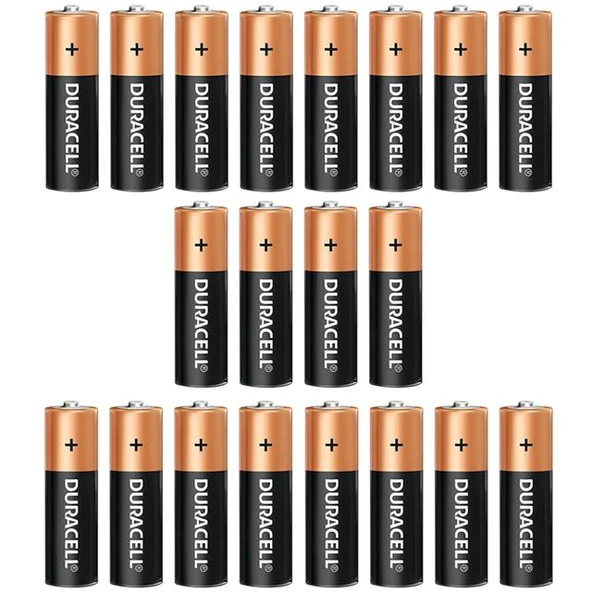 Duracell Alkalin 1.5 Volt AA 20’Li Kalem Pil LR6/MN150 - 6