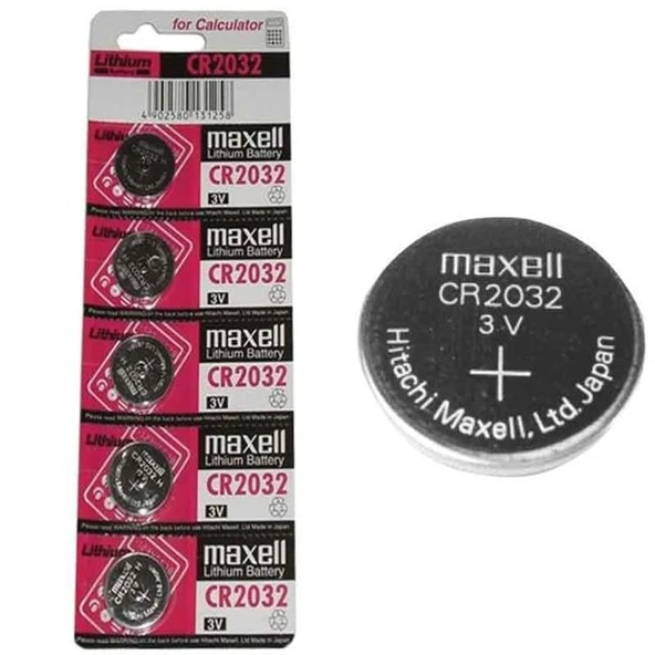 Maxell CR 2032 Lithıum Pil 5'Li Paket - 3
