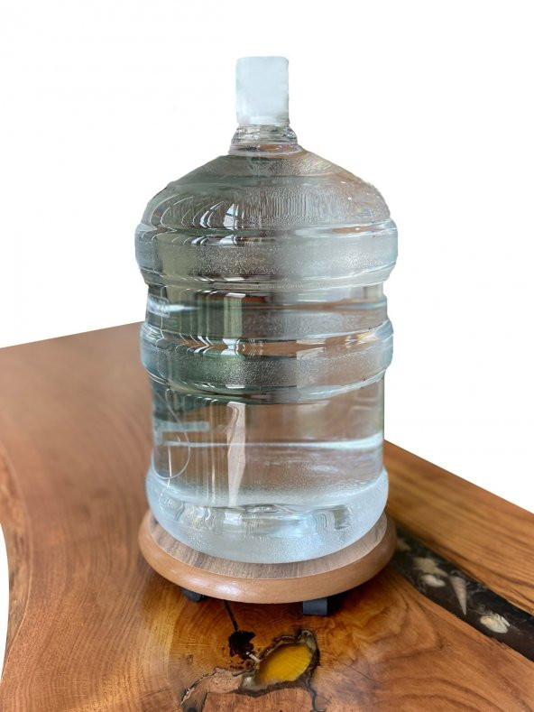 AHŞAP TEKERLEKLİ SAKSI DAMACANA TÜP ALTLIĞI 30 CM-4 ADET - 3
