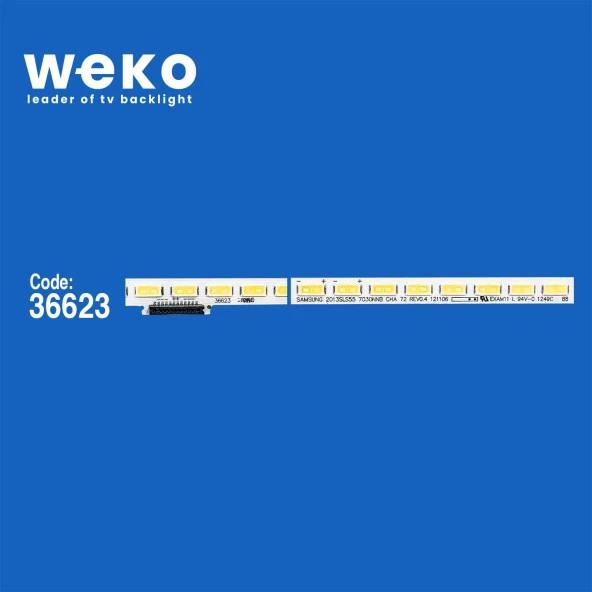 WKSET-6193 36623X1 SAMSUNG 2013SLS55 7030NNB 72 REV1.0  1 ADET LED BAR (72LED)