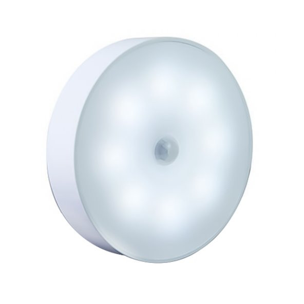 Powermaster MX-W002 Kızılötesi Hareket Sensörlü USB Şarjlı Beyaz İndiksiyon Gece Lambası