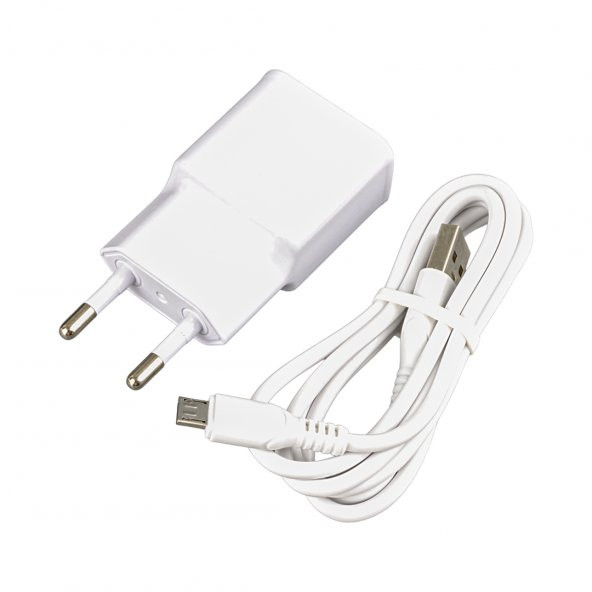 Weko WK-21434 2.1 Amper Telefon Şarj Adaptörü + Micro USB Kablo - Resim 2