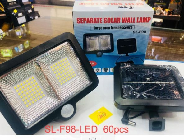 POWERMASTER SL-F98 SENSÖR + SOLAR DUVAR LAMBASI