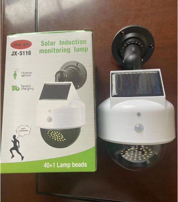 Powermaster JX-5116 Kamera Görünümlü Solar İndiksiyon Lambası - 1