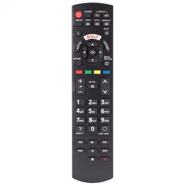 Huayu RM-L1268 Panasonic Netflix Tuşlu Universal Lcd Tv Kumandası - 1