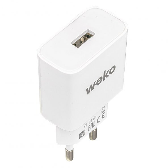 WEKO WK-21436 M7 2.1 AMPER ŞARJ BAŞLIK ADAPTÖRÜ + MICRO USB KABLO (NO:3) - 2
