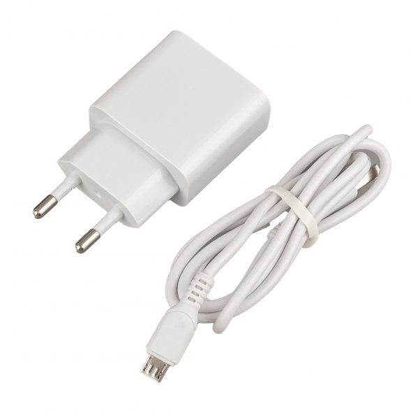 WEKO WK-21436 M7 2.1 AMPER ŞARJ BAŞLIK ADAPTÖRÜ + MICRO USB KABLO (NO:3) - 3