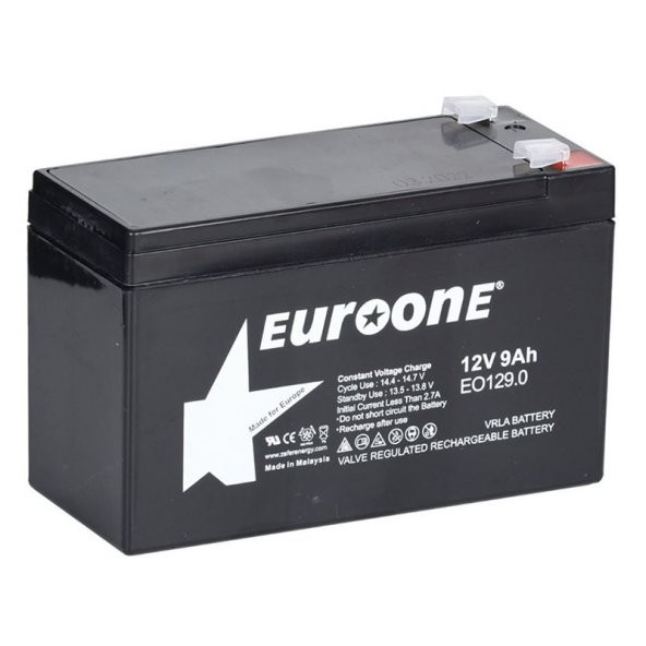 Euroone EO-1212 12 Volt - 12 Amper Bakımsız Kuru Akü