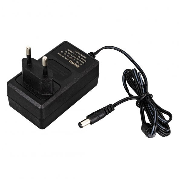 WEKO 19 VOLT - 1.58 AMPER 5.5*1.7 UÇLU YERLİ ÜRETİM PRİZ TİPİ NOTEBOOK ADAPTÖR - 2