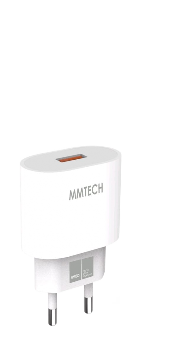 18W IPHONE HIZLI ŞARJ ALETİ BEYAZ  APPLE UYUMLU - Resim 2