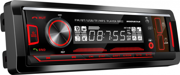 OTO TEYP  4x50w Bt/usb/sd/fm/aux BMS PREMIUM-8802