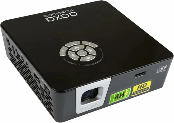 Aaxa P6x Taşınabilir Mini Pilli Projektör - 4 Saat Pil Ömrü - 2