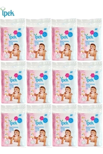 İpek Hidrofil Maxi Bebek Pedi 60'lı (24'lü Paket) ürün görseli